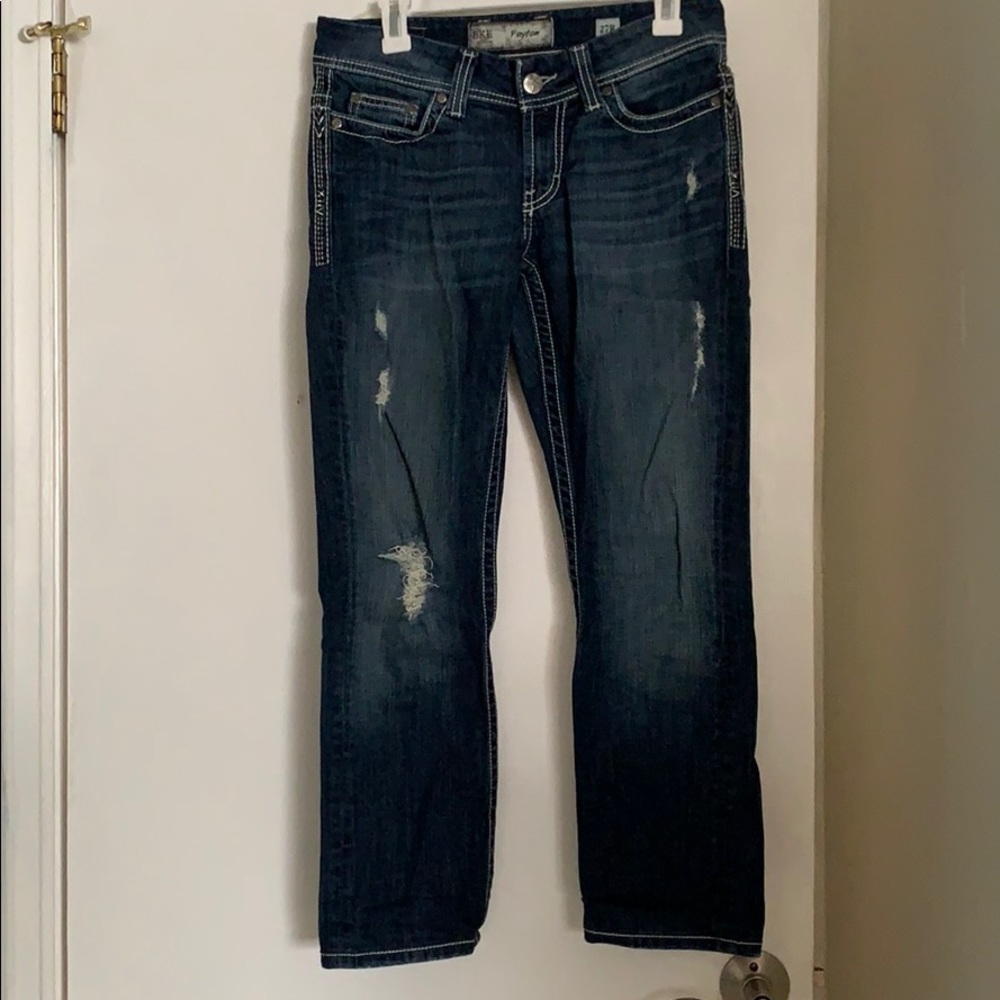 Great Condition low rise straight jeans